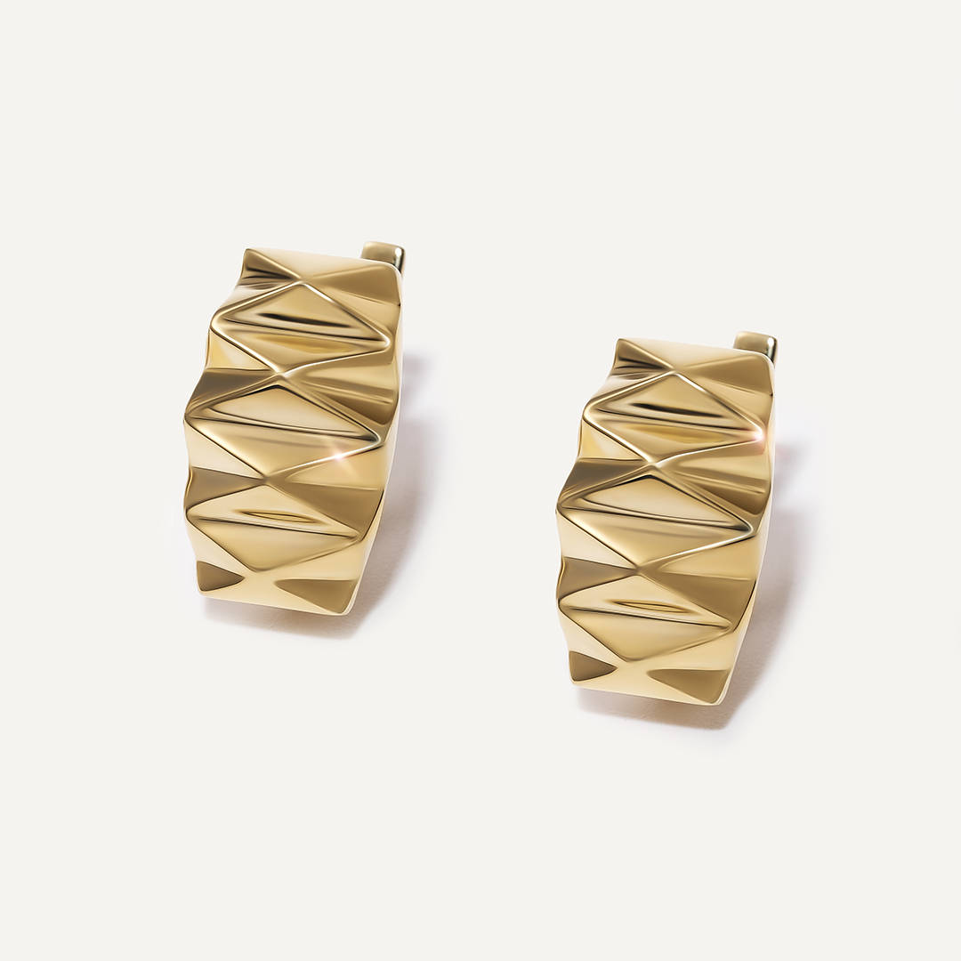 Серьги из желтого золота