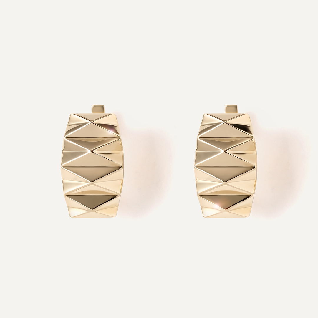 Серьги из желтого золота