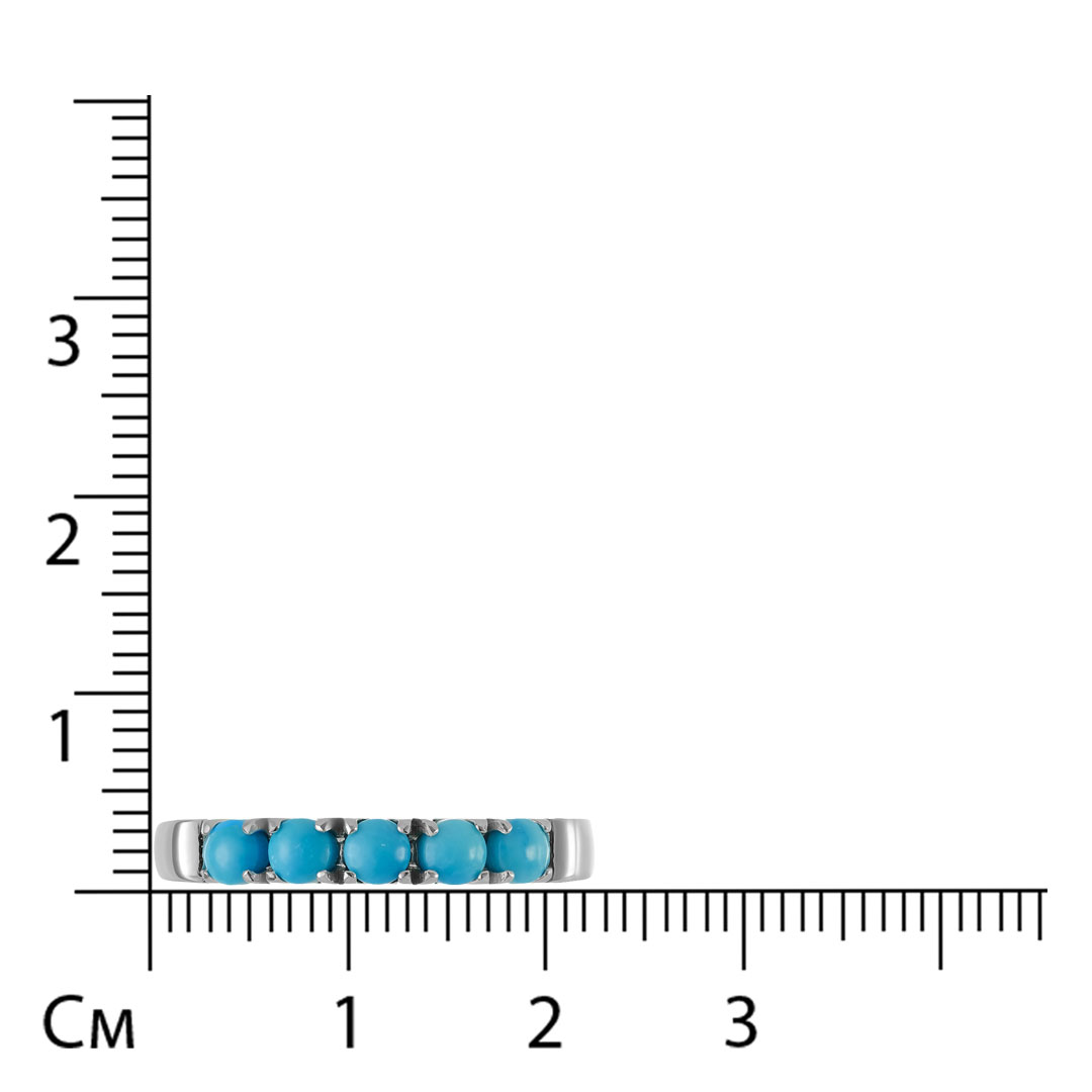 Серебряное кольцо с бирюзой