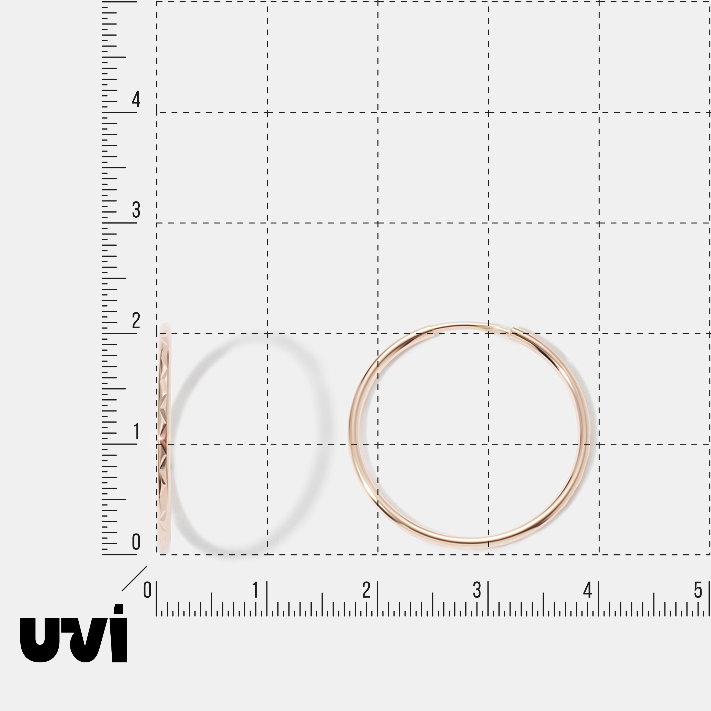 Серьги-конго из золота