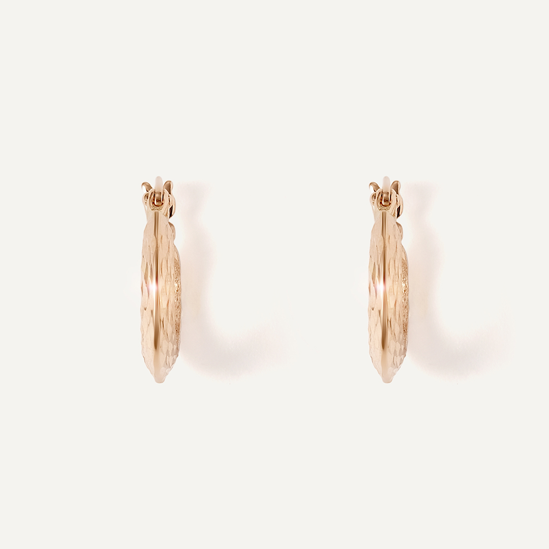 Серьги-конго из золота