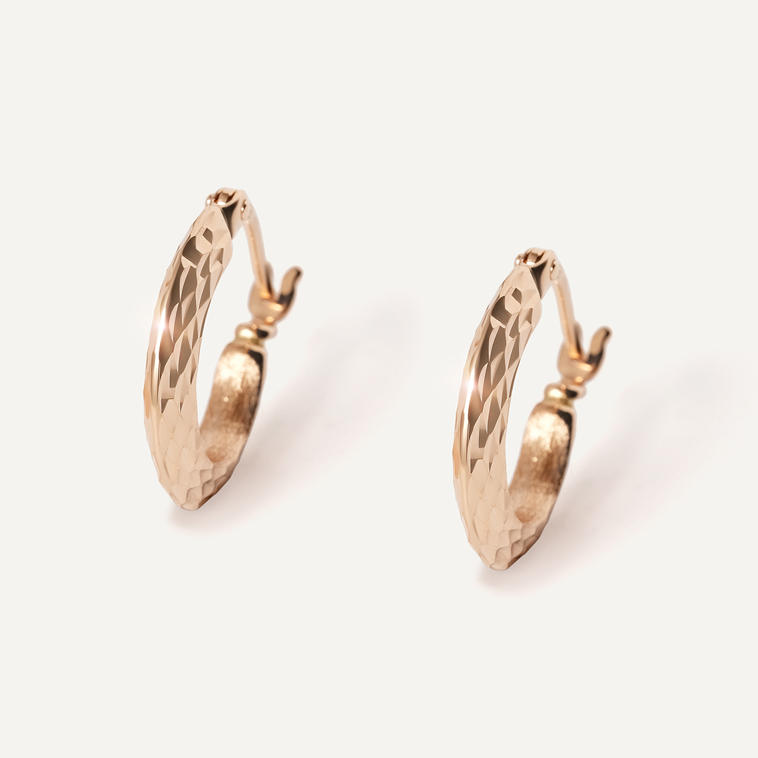 Серьги-конго из золота