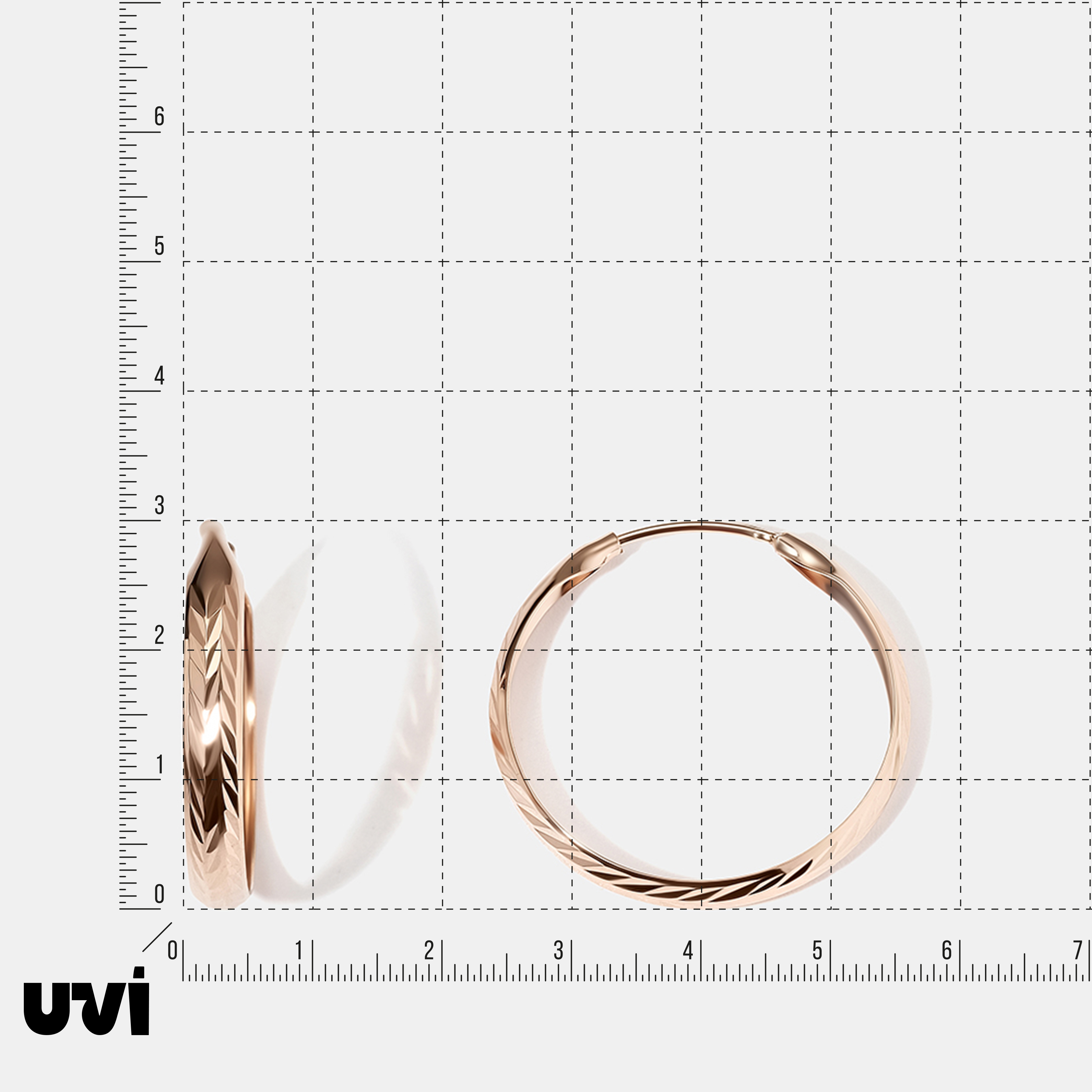 Серьги-конго из золота