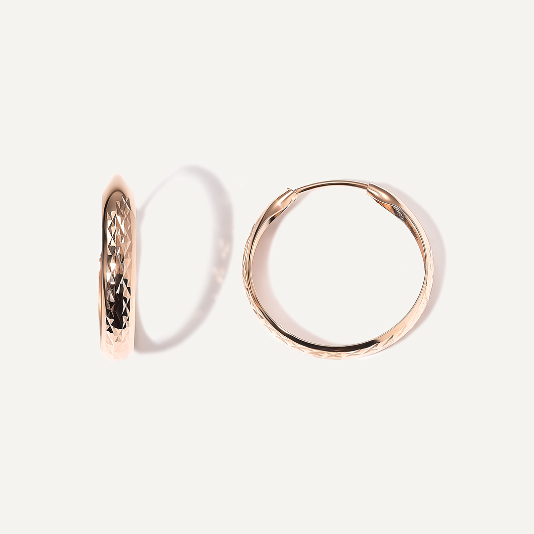 Серьги-конго из золота