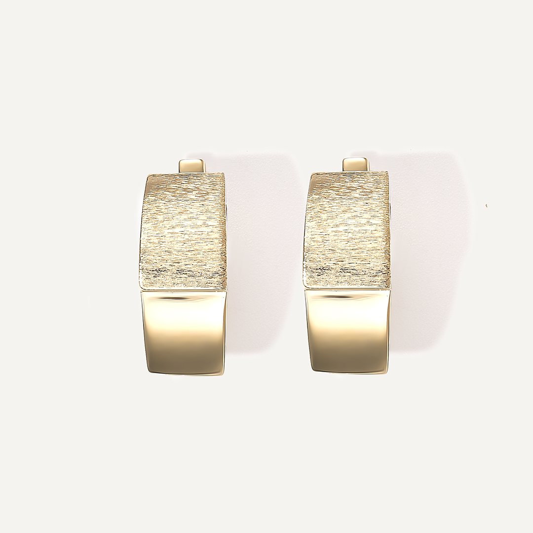 Серьги из желтого золота