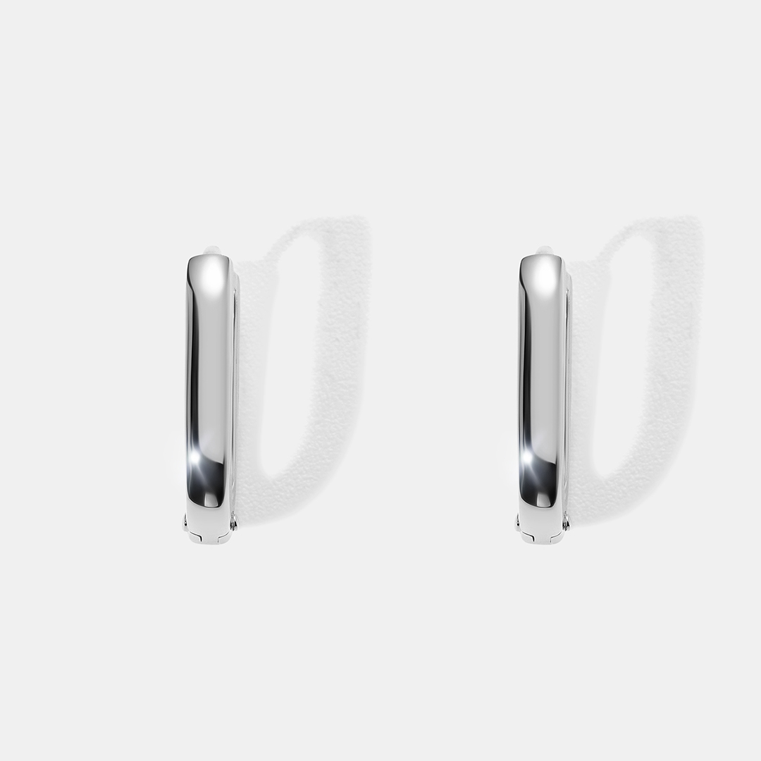 Серьги из белого золота