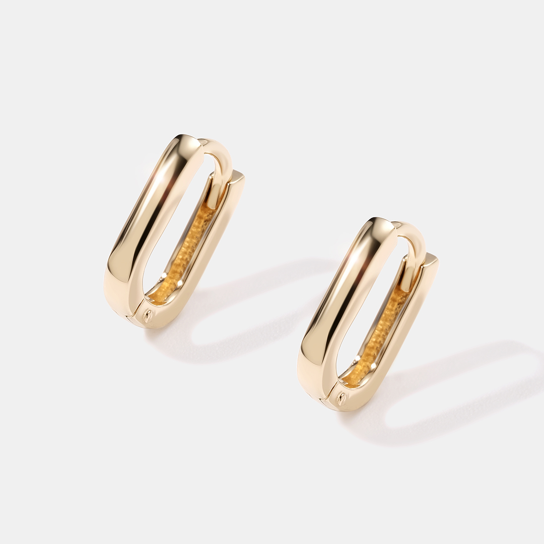 Серьги из желтого золота