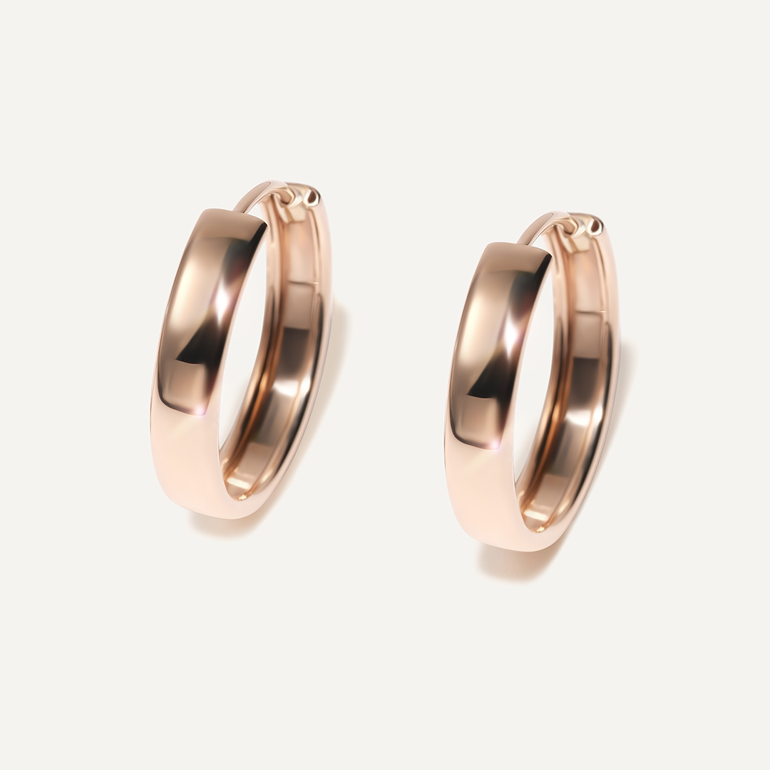 Серьги-конго из золота