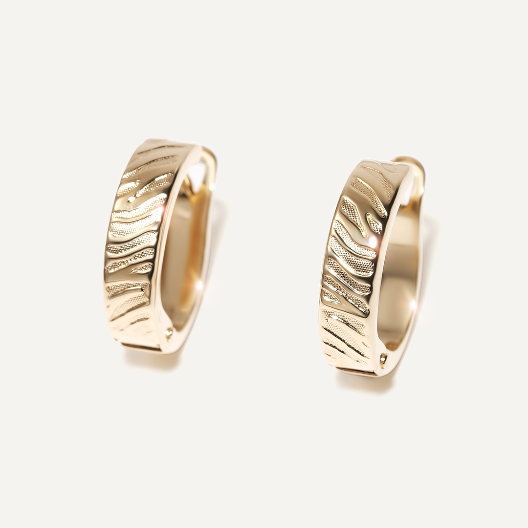 Серьги из желтого золота