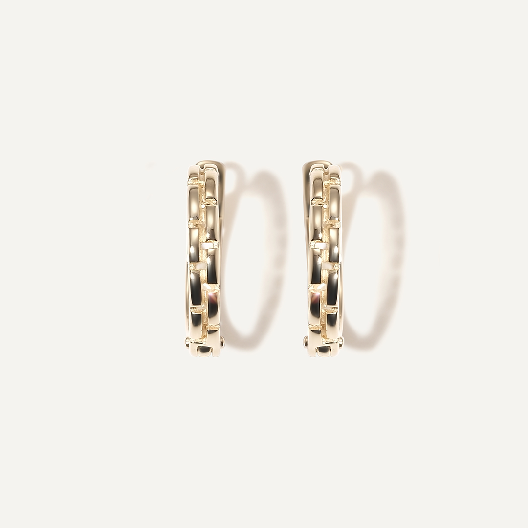 Серьги из желтого золота