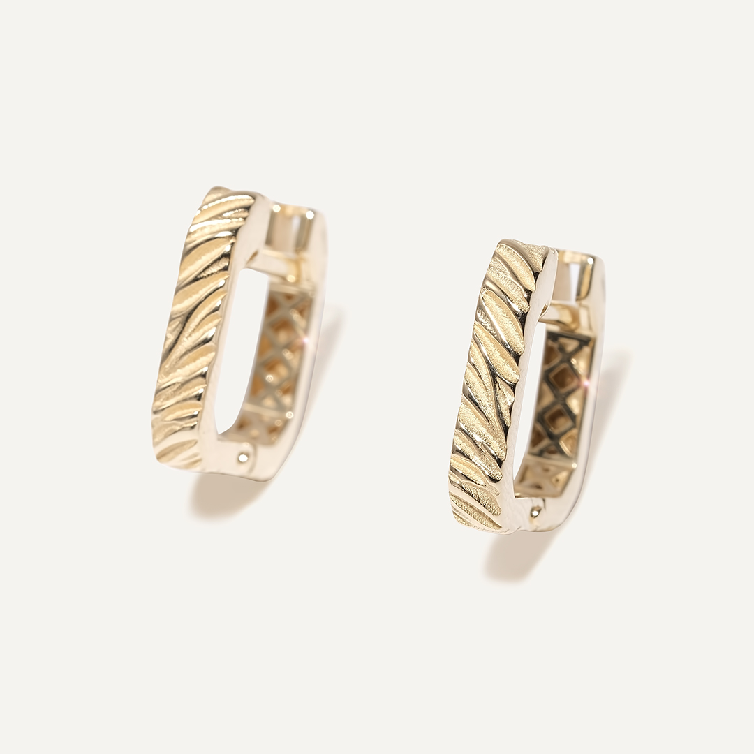 Серьги из желтого золота