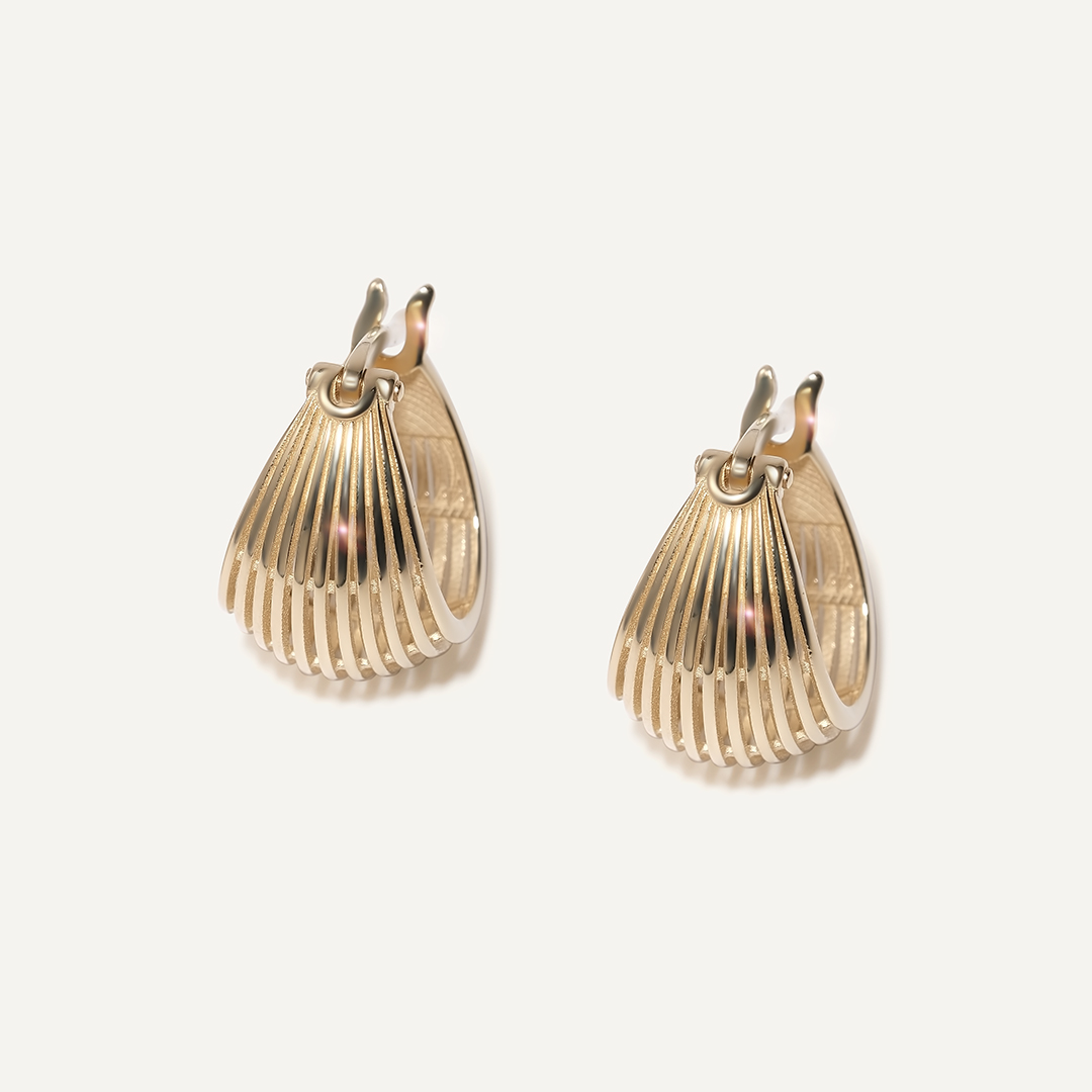 Серьги из желтого золота