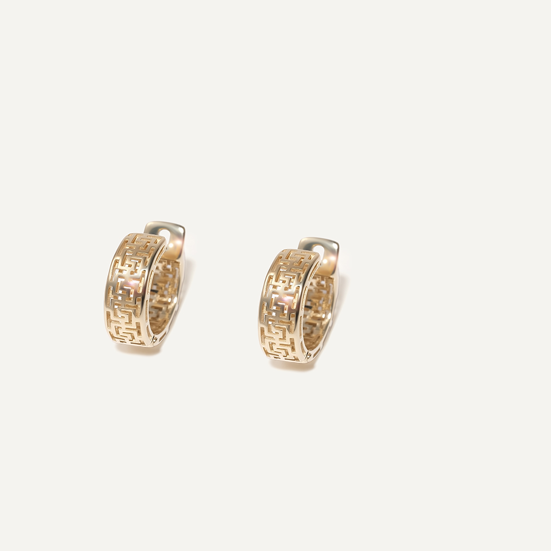 Серьги из желтого золота
