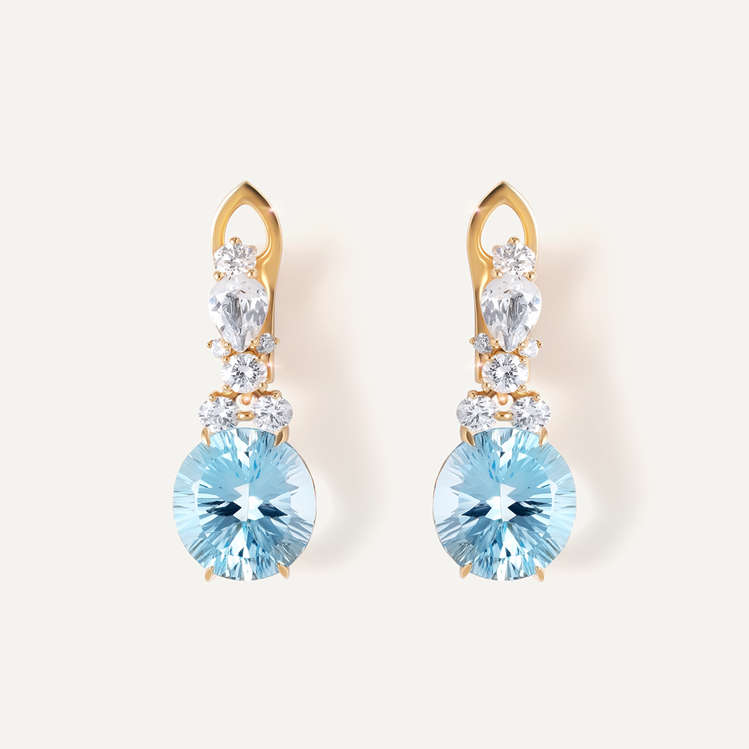 10519-000663 Серьги (Au 750)