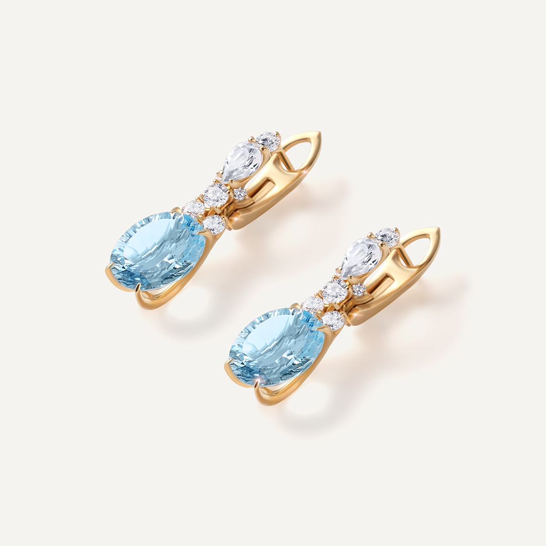 10519-000663 Серьги (Au 750)