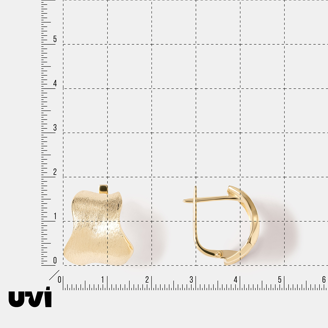 Серьги из желтого золота