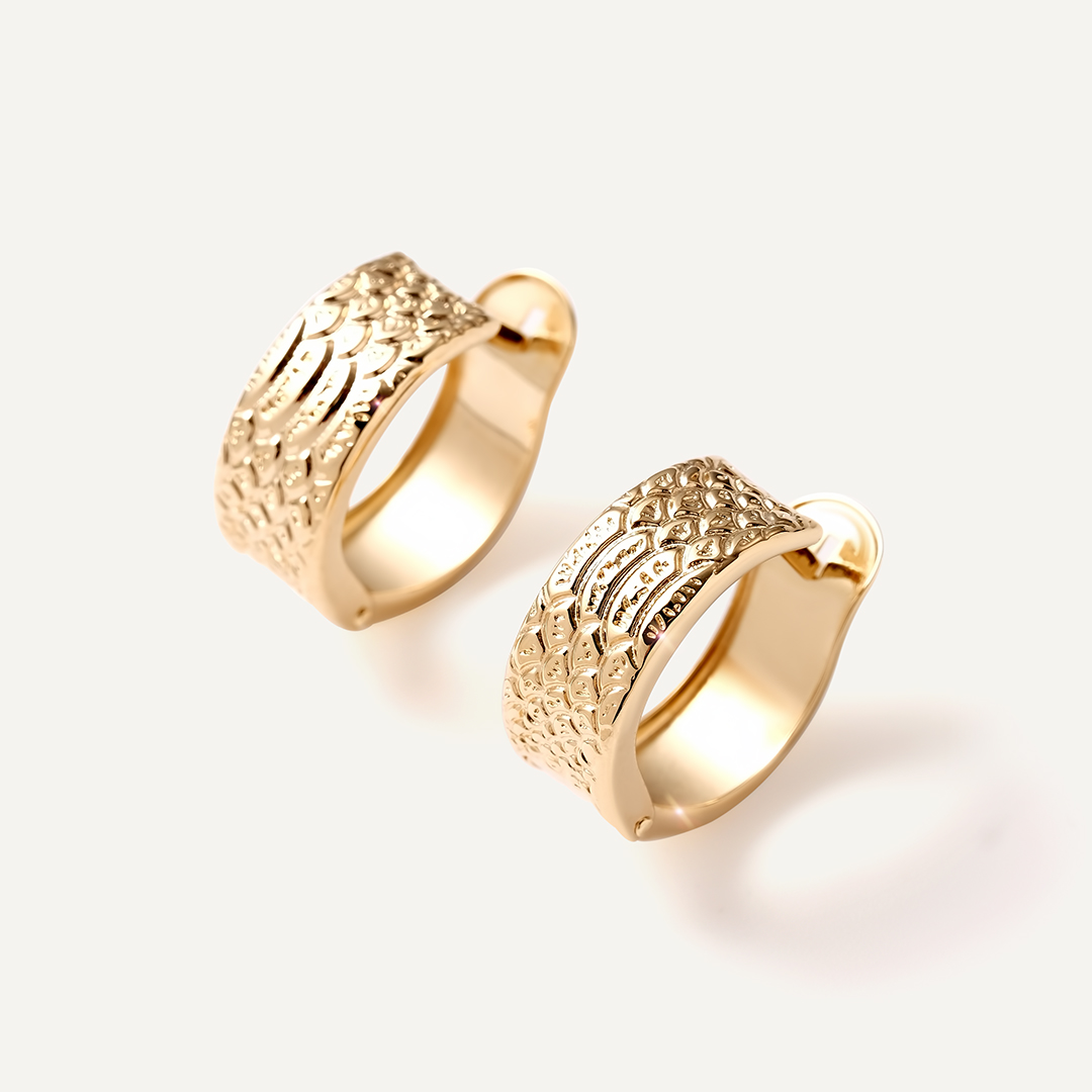 Серьги из желтого золота