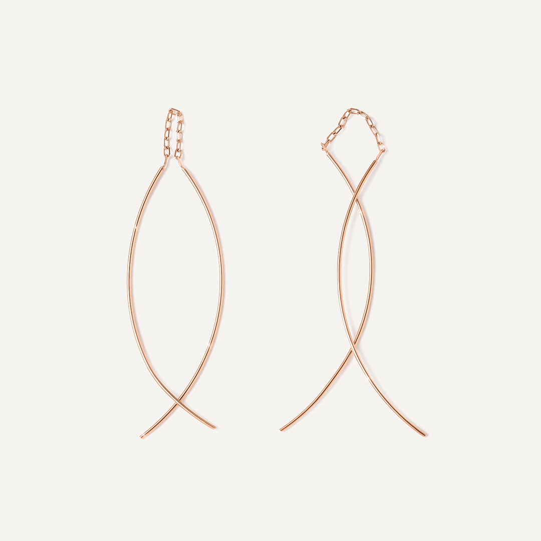 10519-000697 Серьги (Au 585)