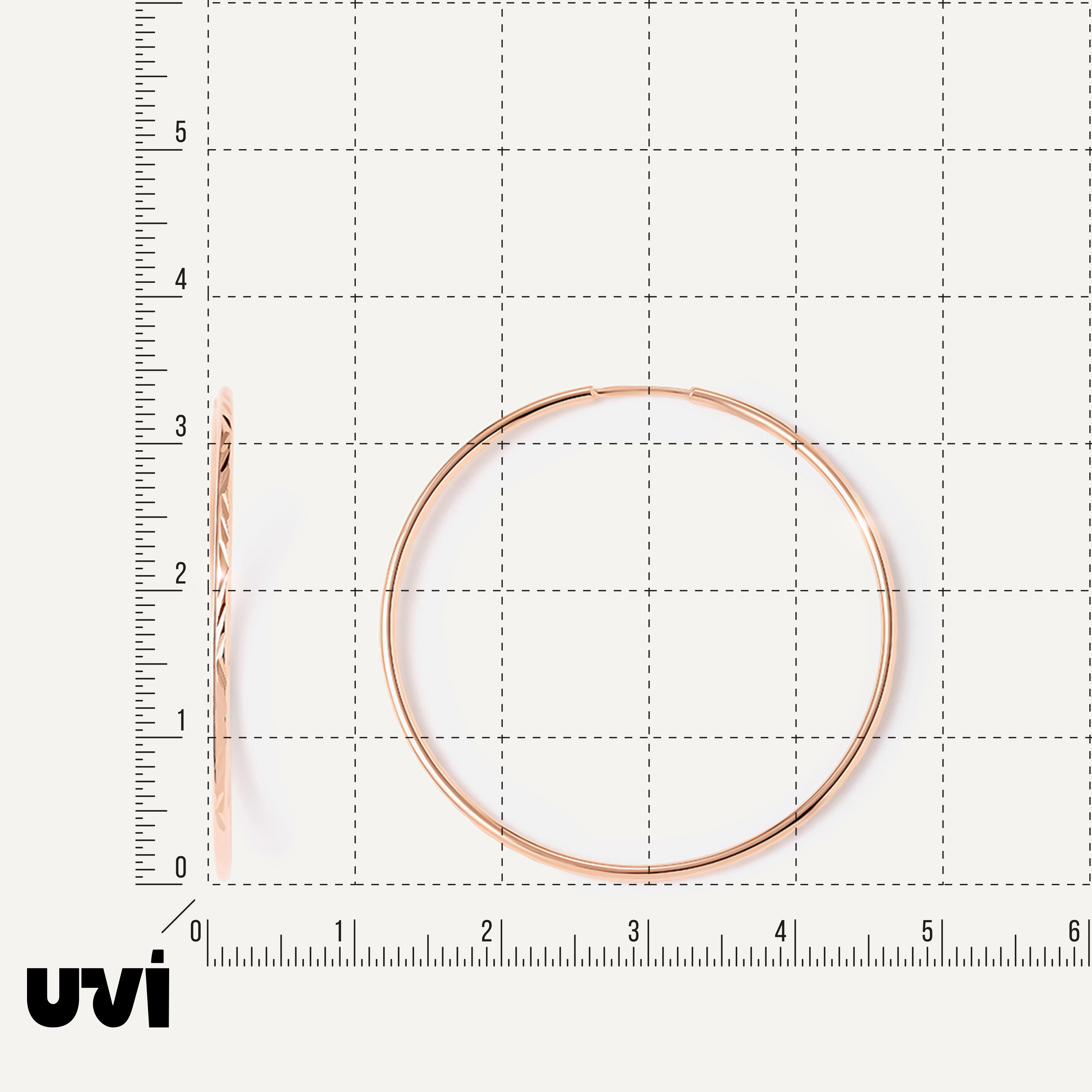 Серьги-конго из золота
