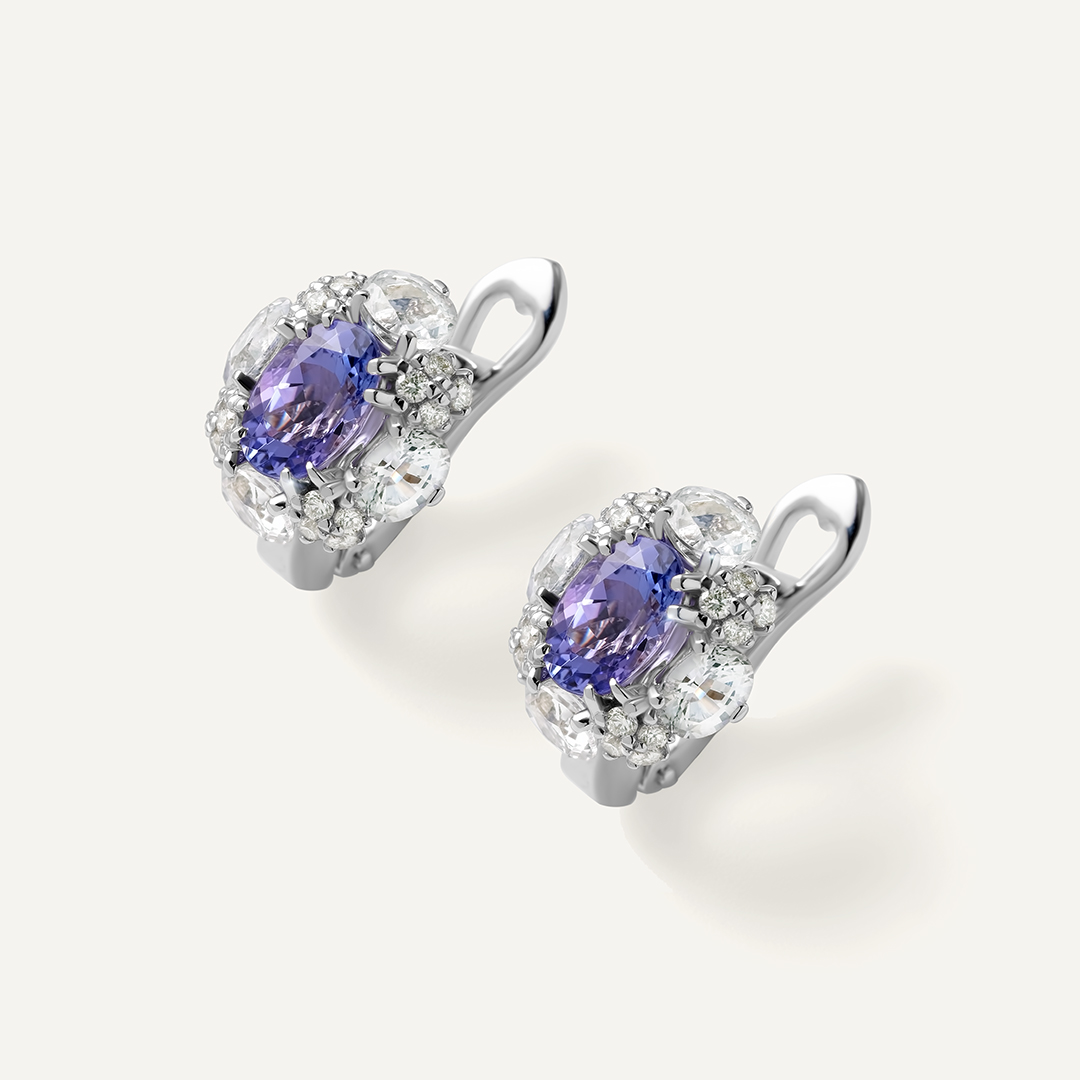 10519-000709 Серьги (Au 585)