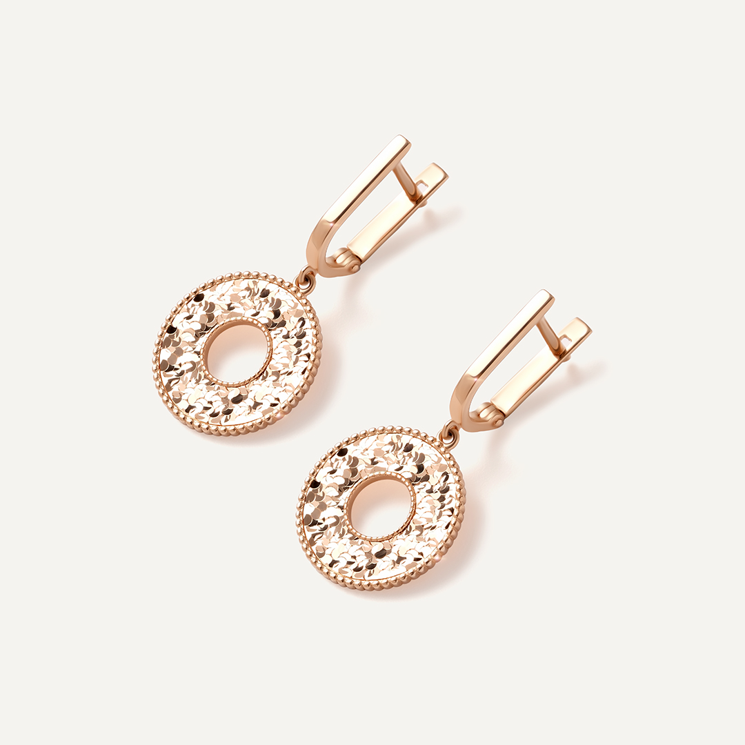 10519-000732 Серьги (Au 585)