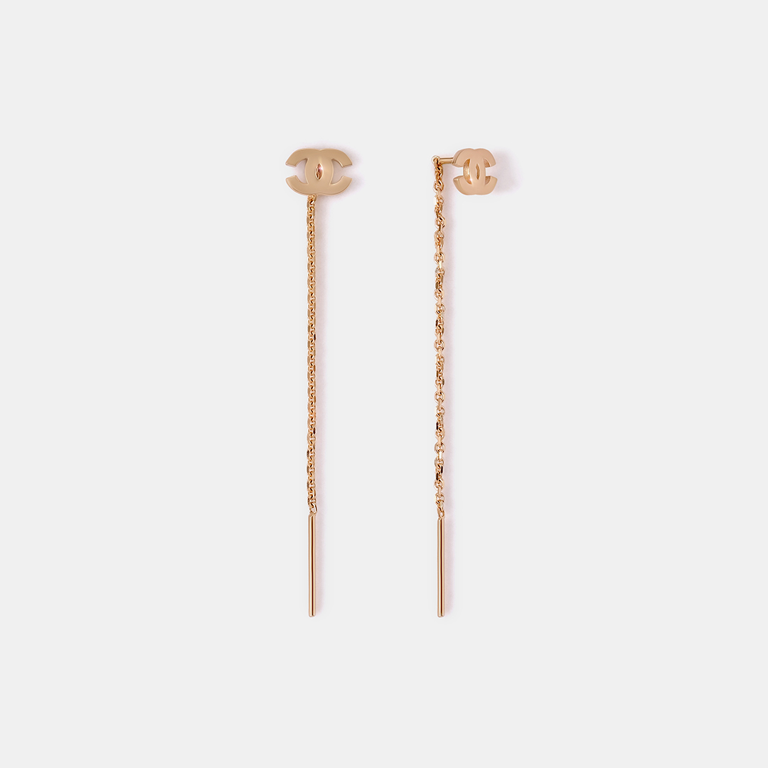 Серьги-протяжки из золота