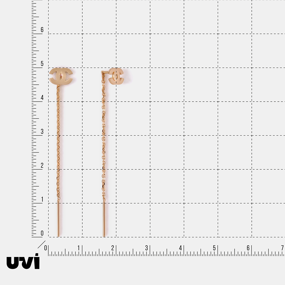 Серьги-протяжки из золота