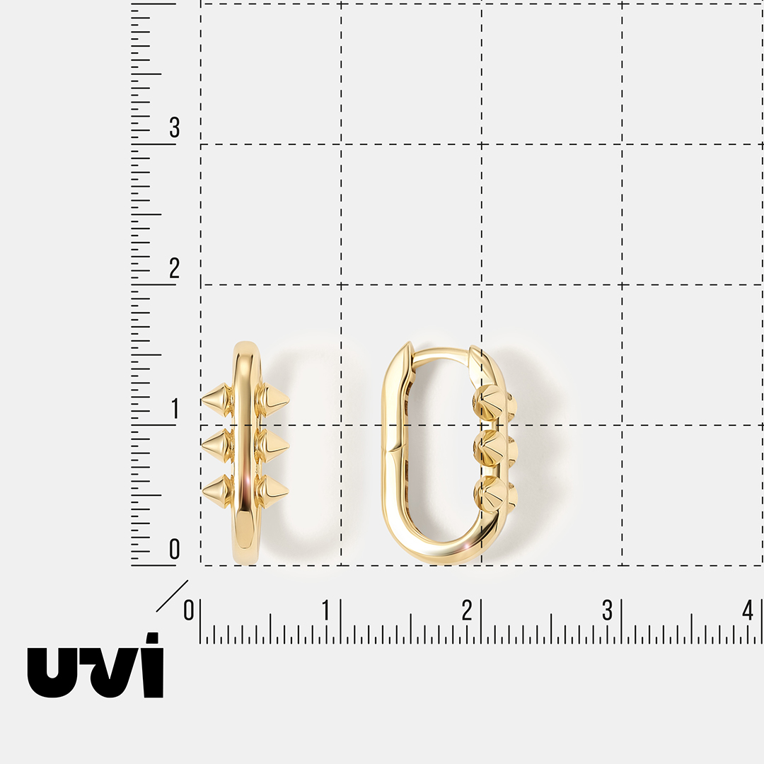 Серьги из желтого золота