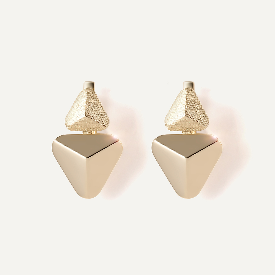 Серьги из желтого золота