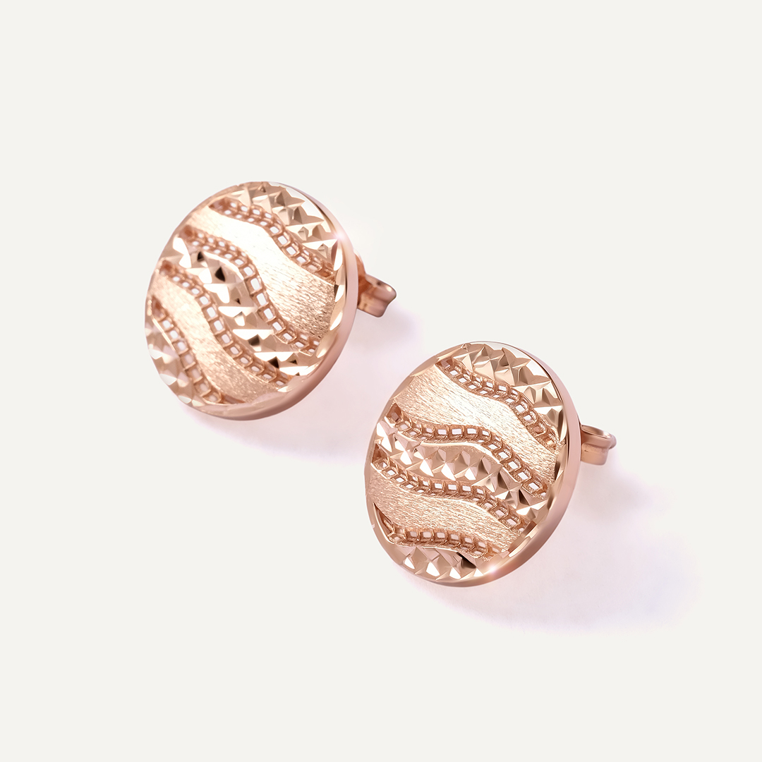 Серьги-пусеты из золота