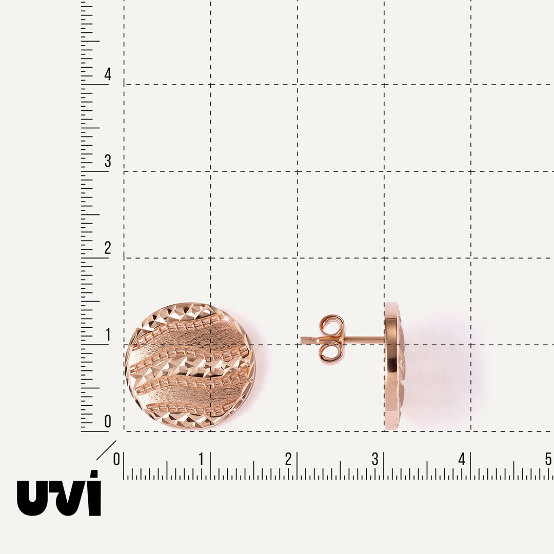 Серьги-пусеты из золота