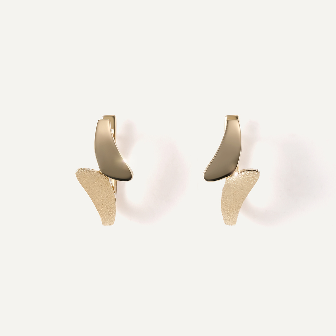 Серьги из желтого золота