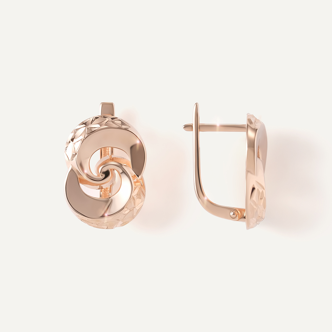 10519-000770 Серьги (Au 375)