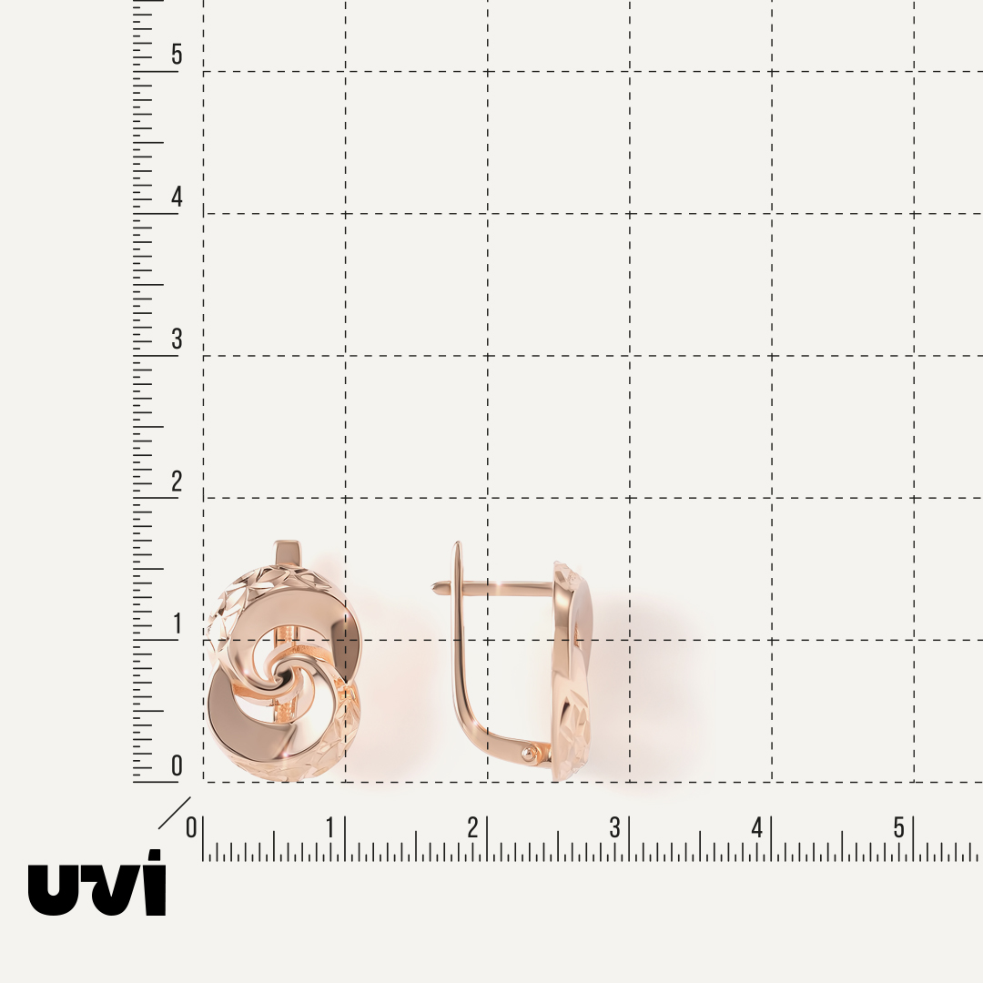 10519-000770 Серьги (Au 375)