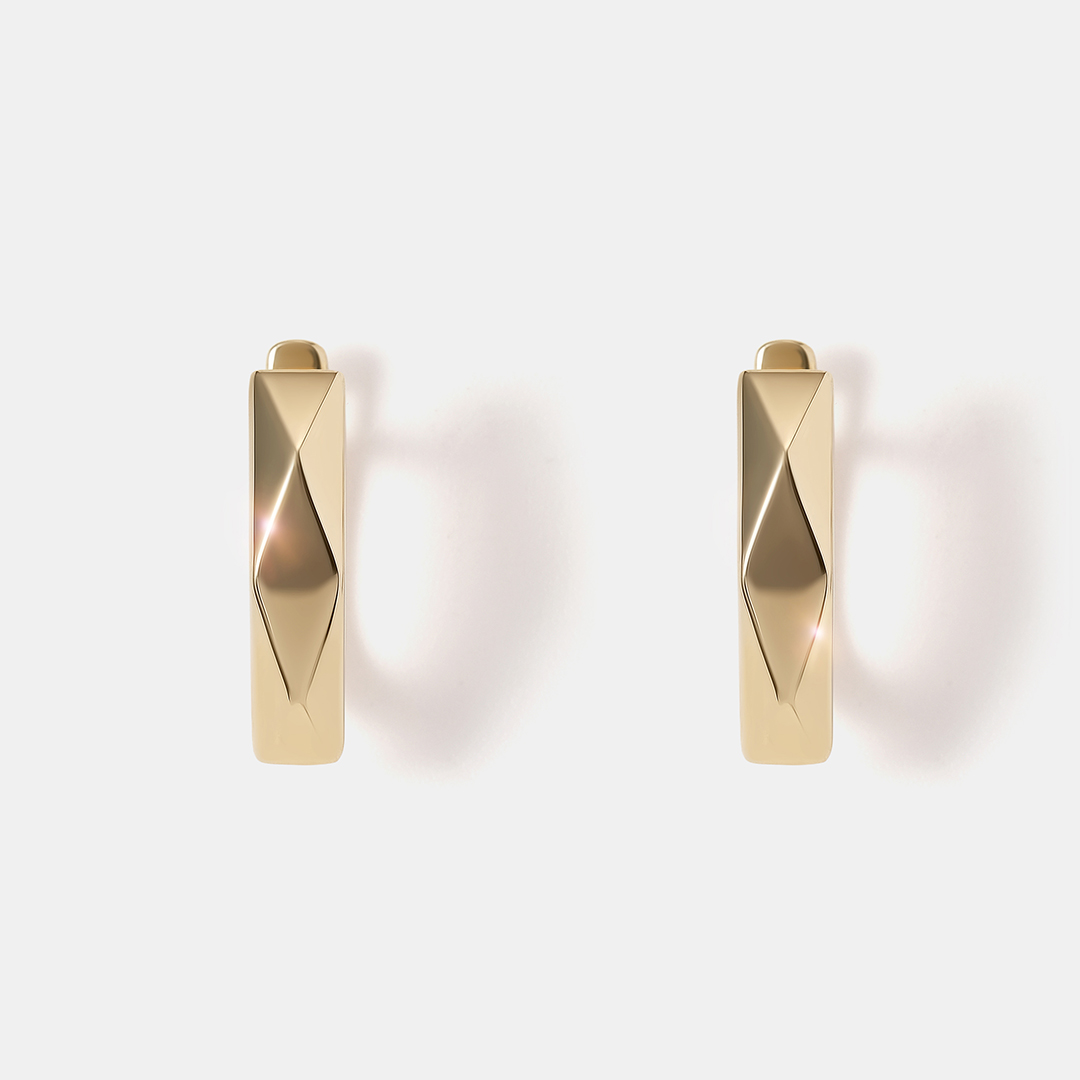 Серьги из желтого золота