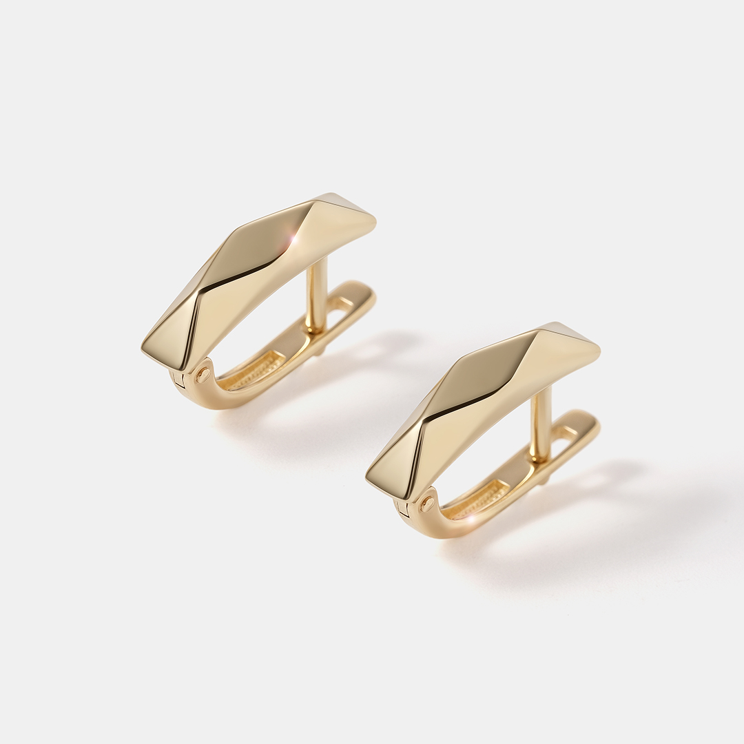 Серьги из желтого золота