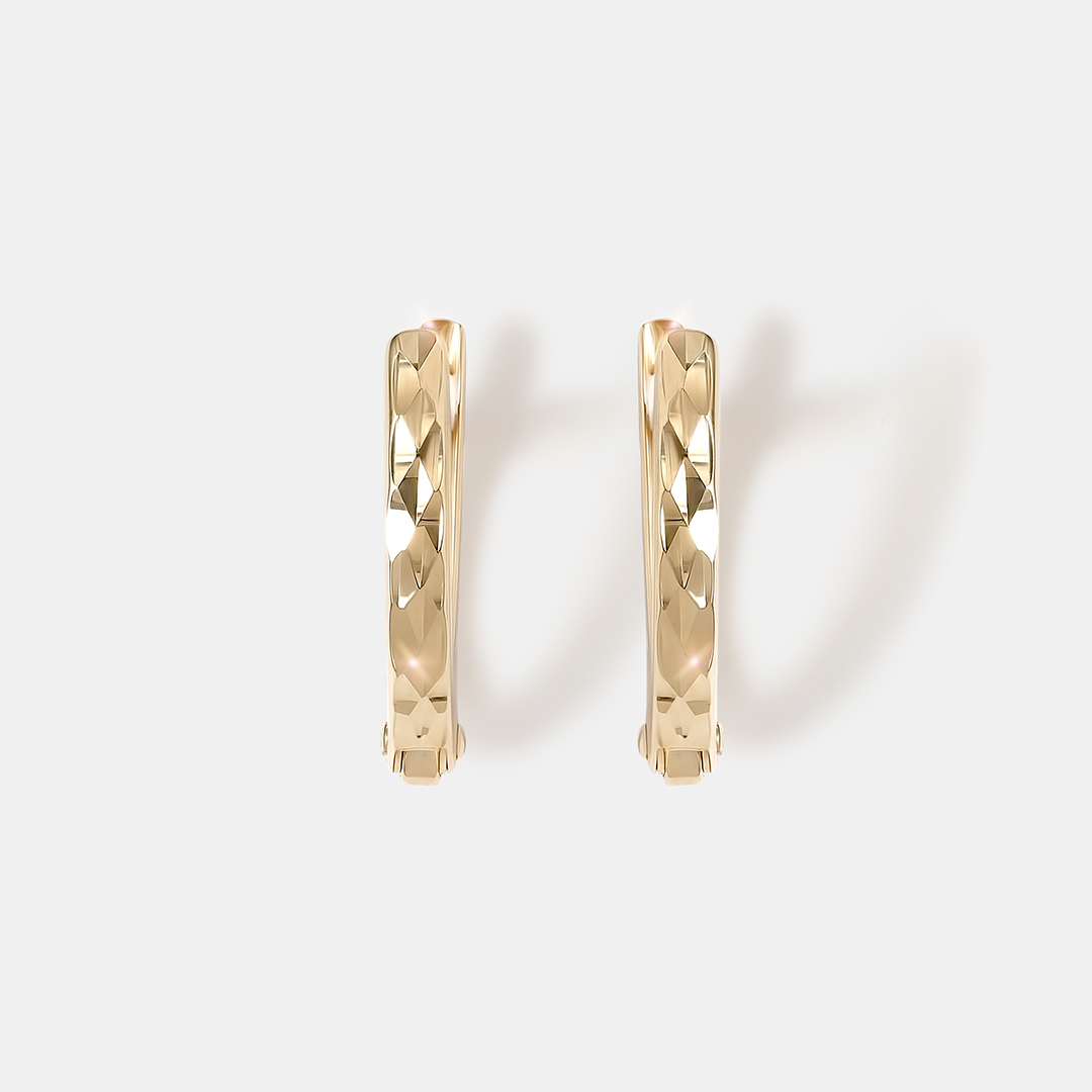 Серьги из желтого золота