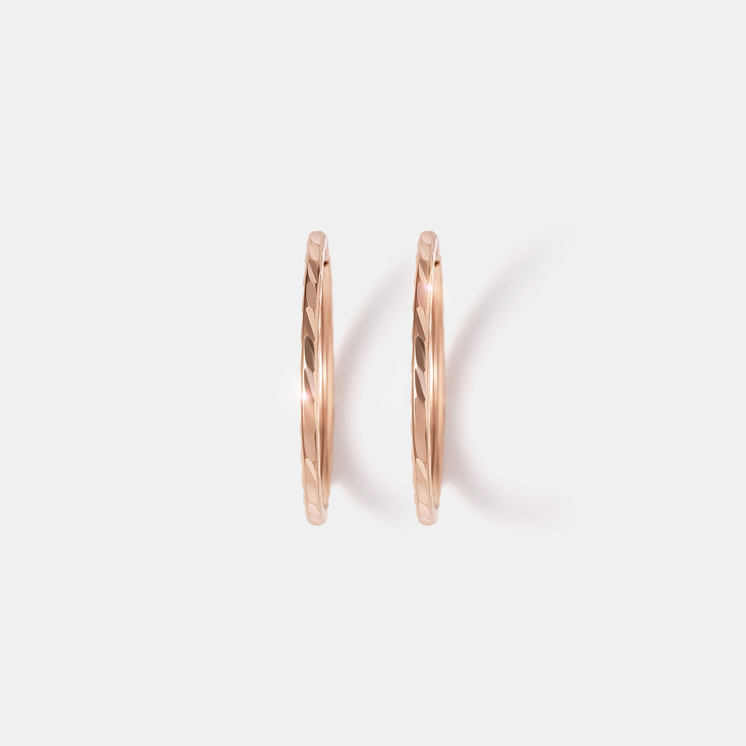 Серьги-конго из золота