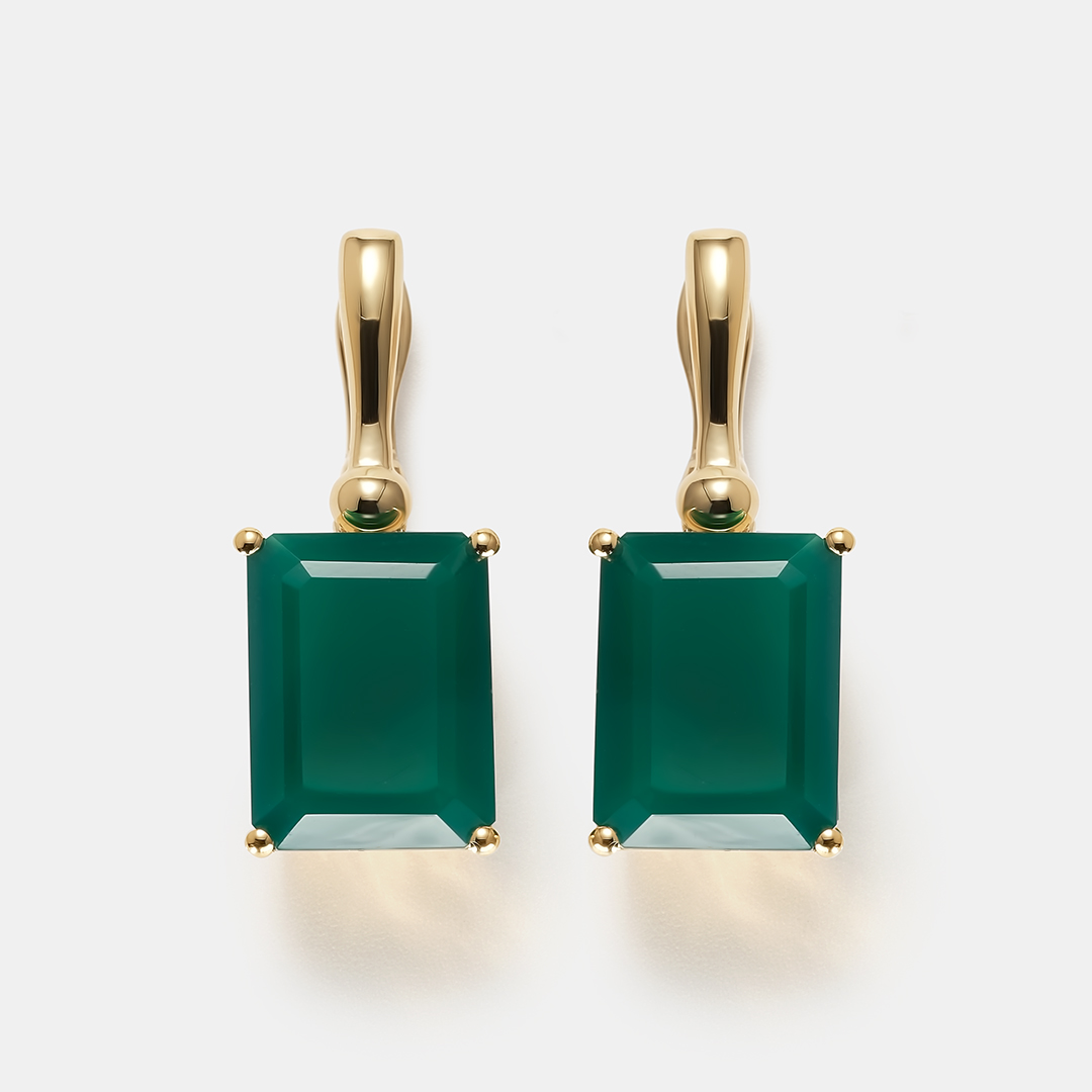 Серебряные серьги с никсами