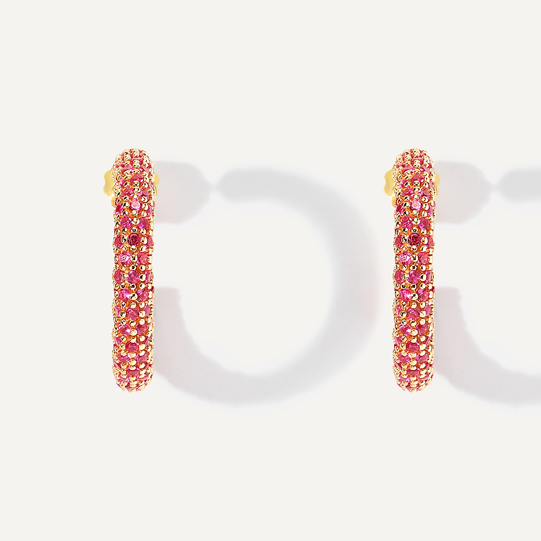  Серебряные серьги со шпинелью