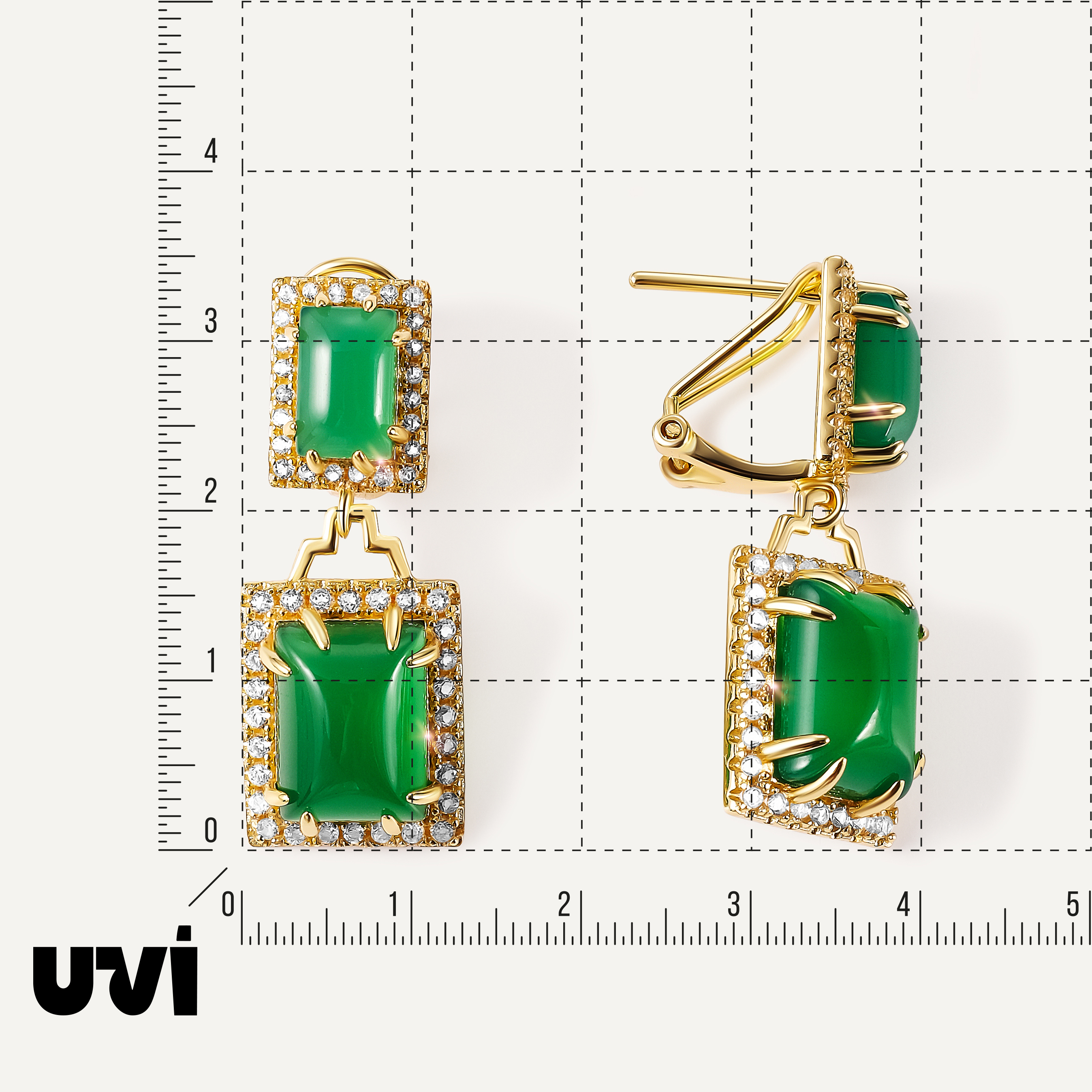 Серебряные серьги с халцедонами