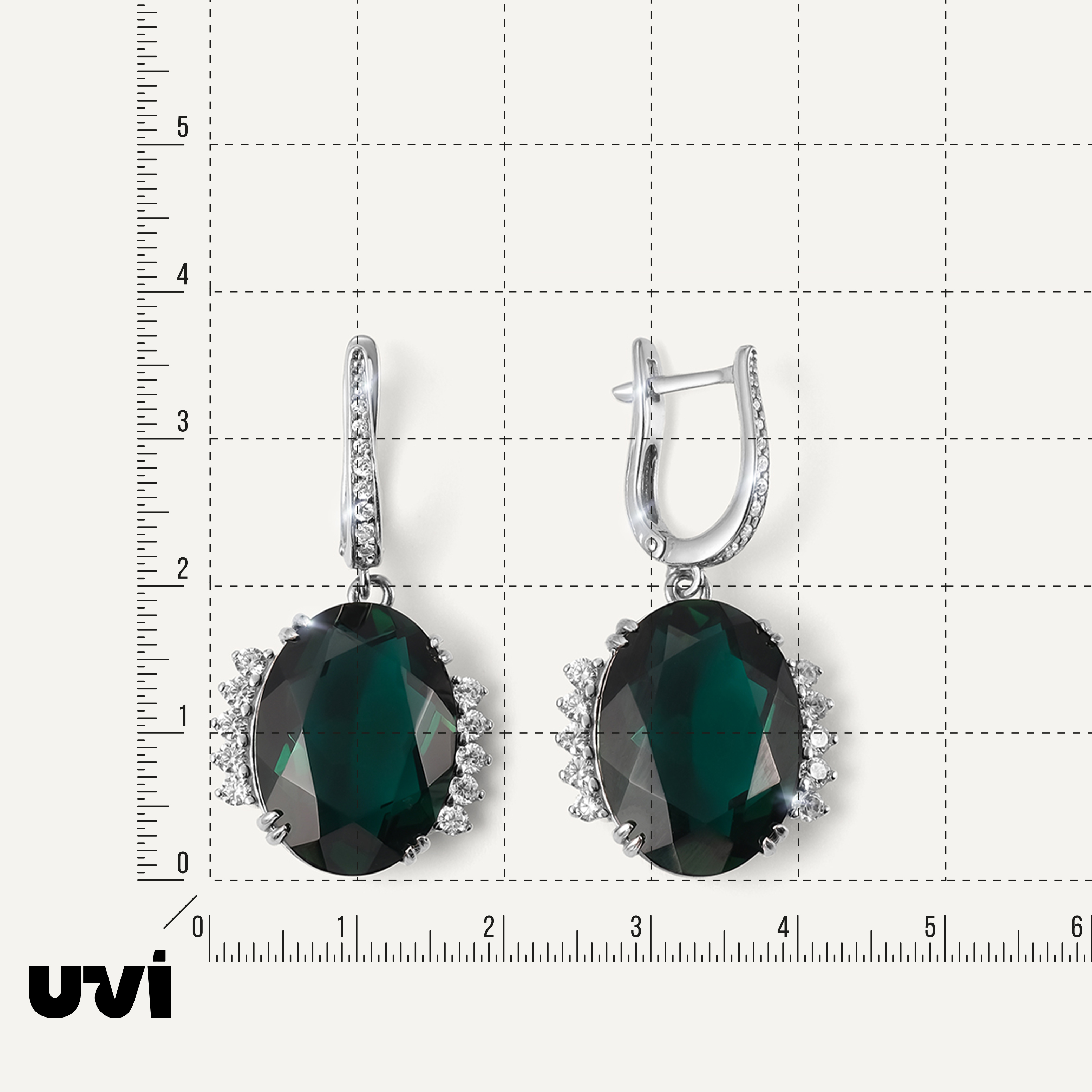 Серебряные серьги с празиолитами