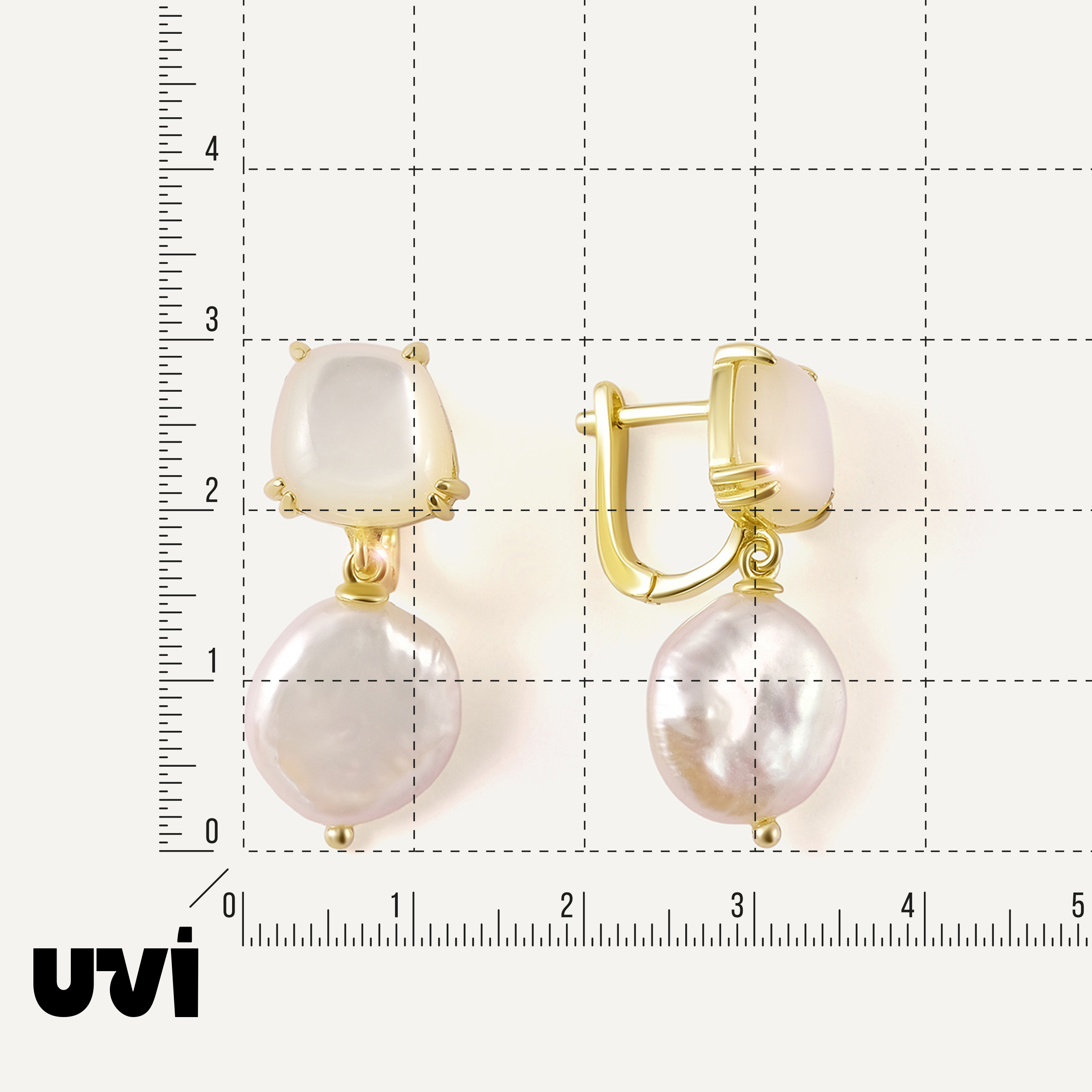 Серебряные серьги с жемчугом и перламутром