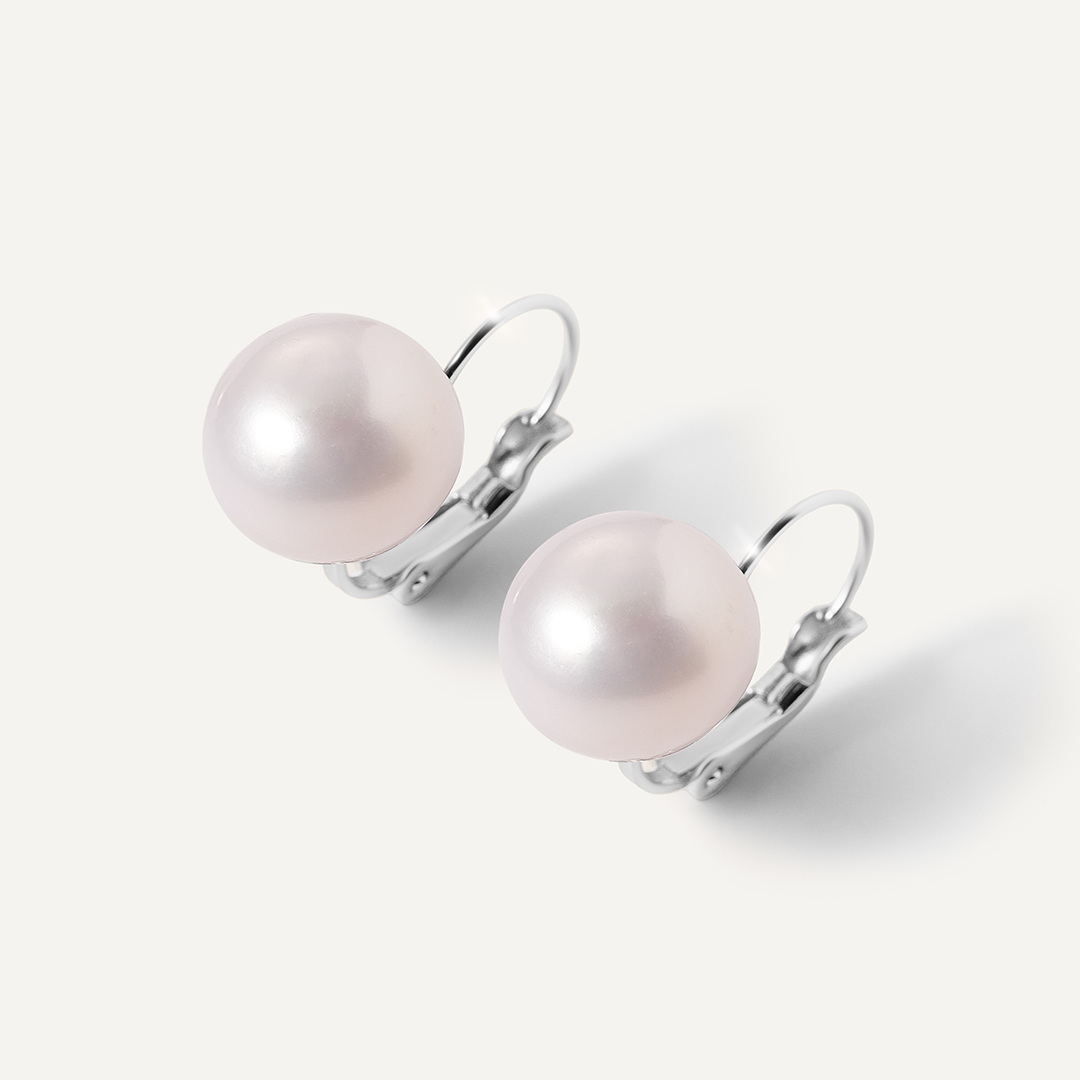 Серебряные серьги с жемчугом