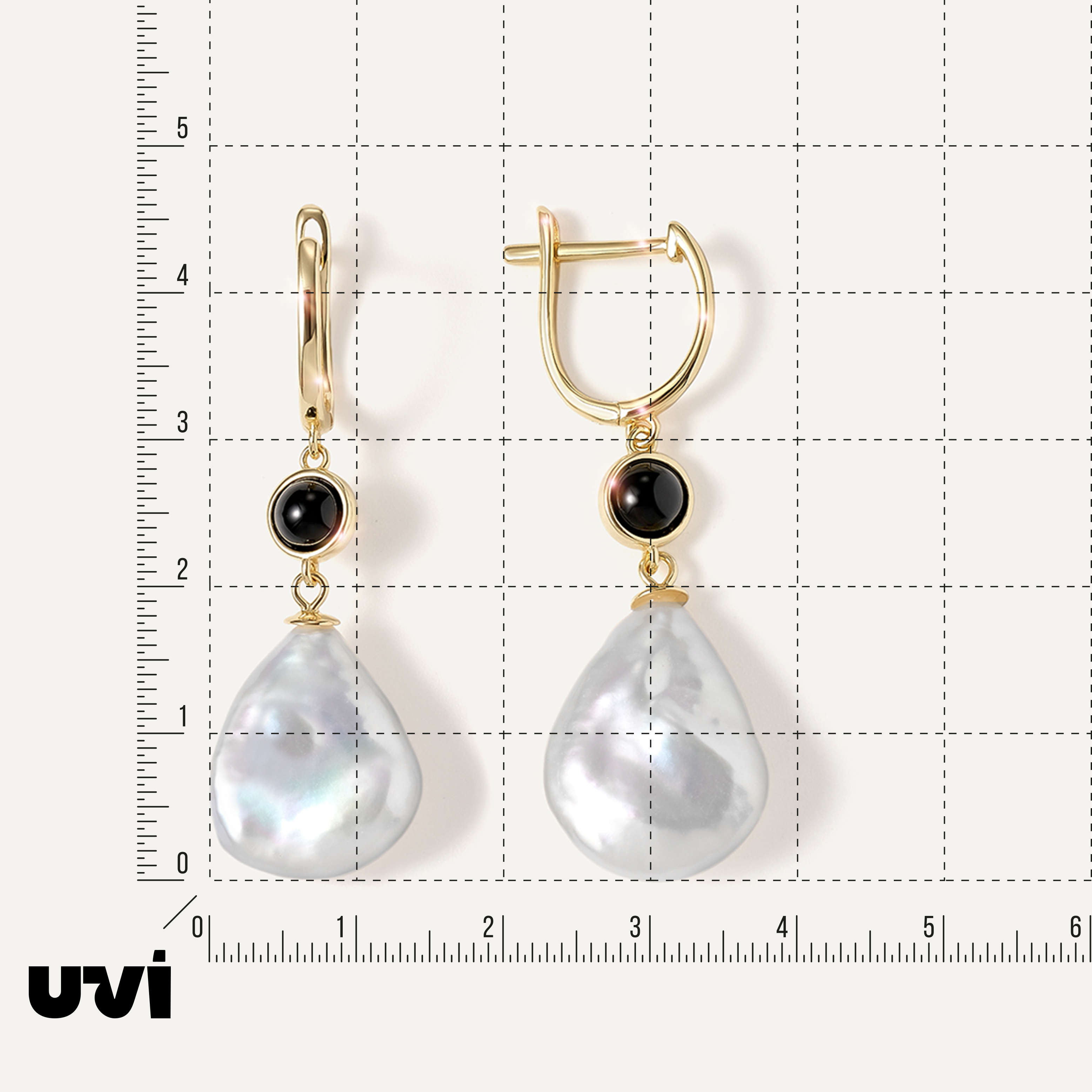 Серебряные серьги с жемчугом Барокко