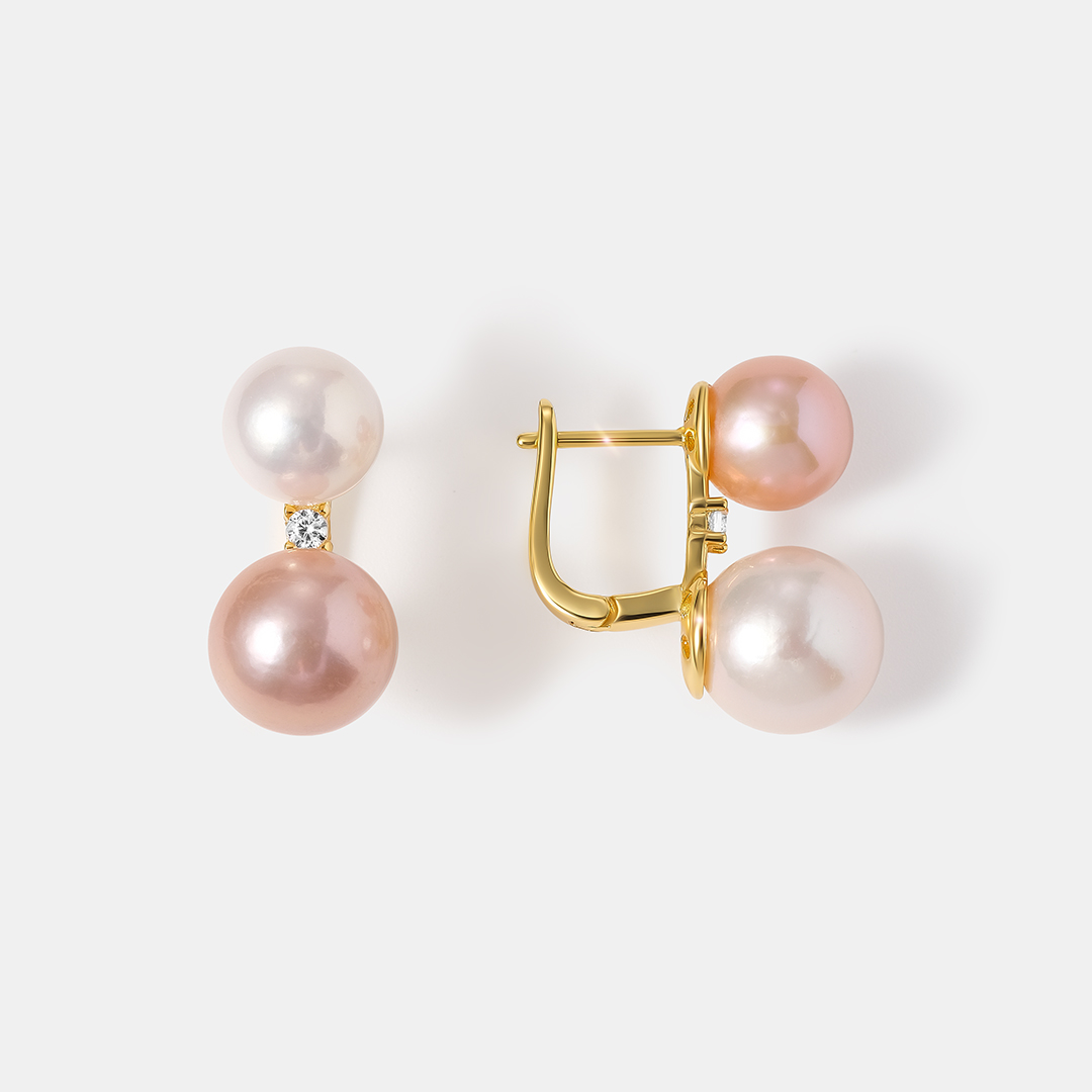 Серебряные серьги с жемчугом Эдисон