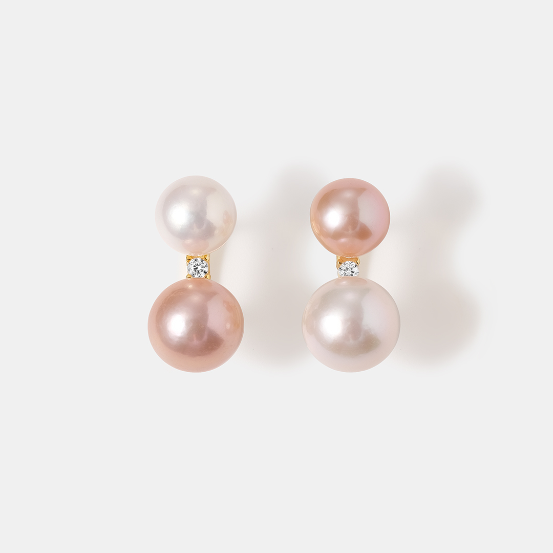 Серебряные серьги с жемчугом Эдисон