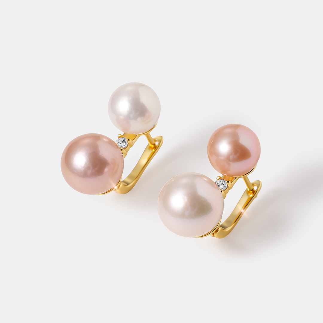 Серебряные серьги с жемчугом Эдисон