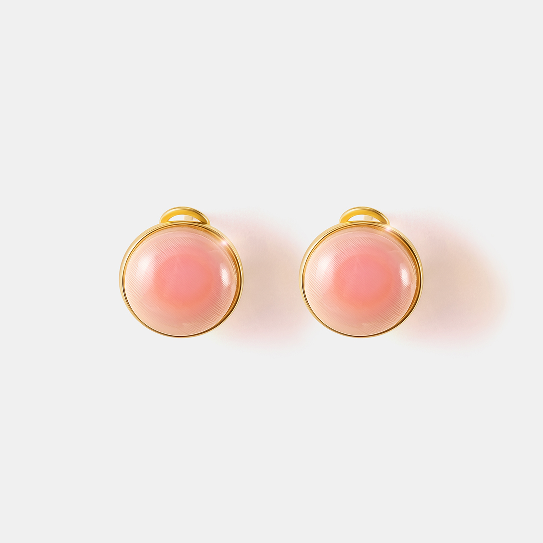 Серебряные серьги с кораллами