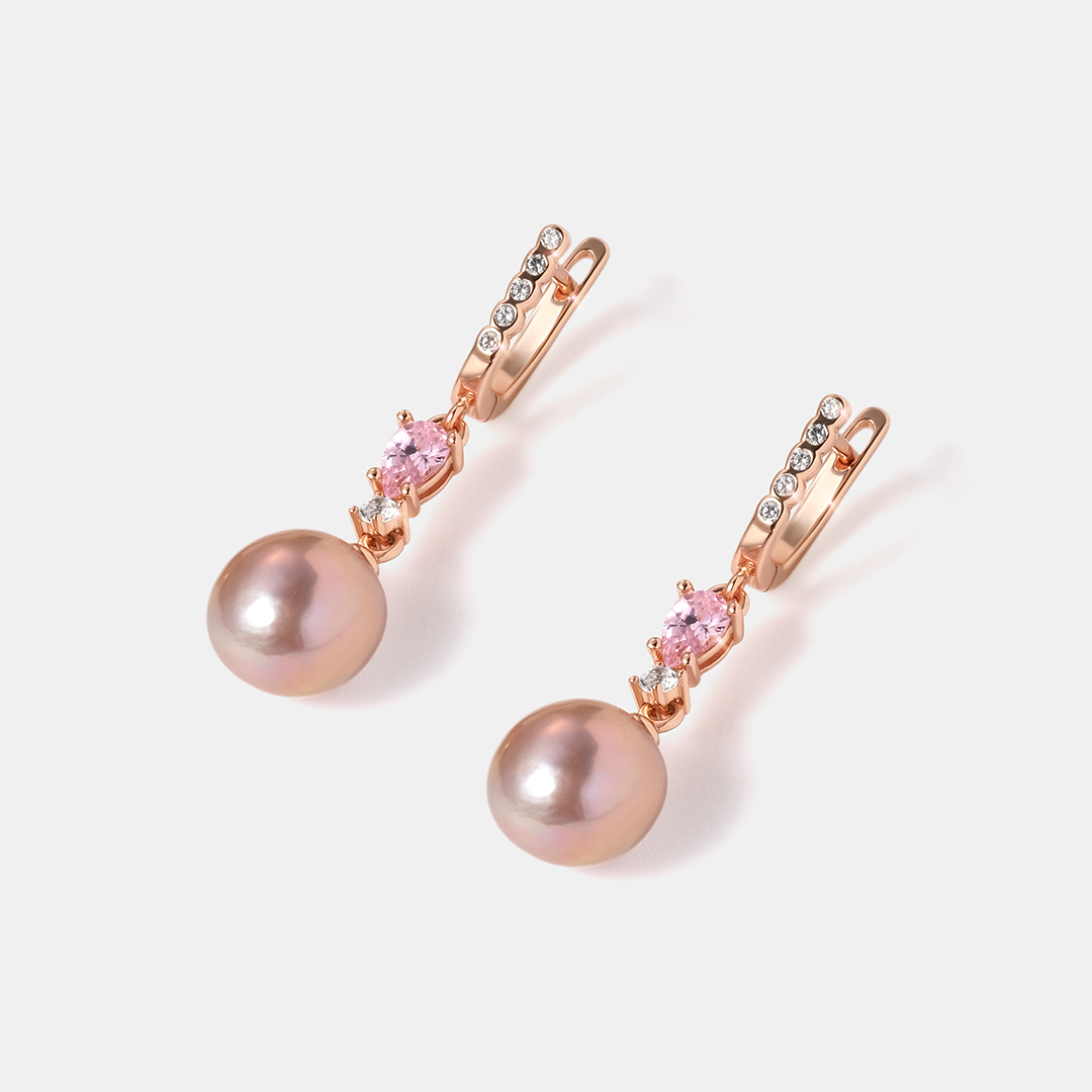 Серебряные серьги с жемчугом Эдисон